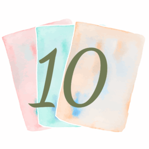 10er Sparset (DIN A6)